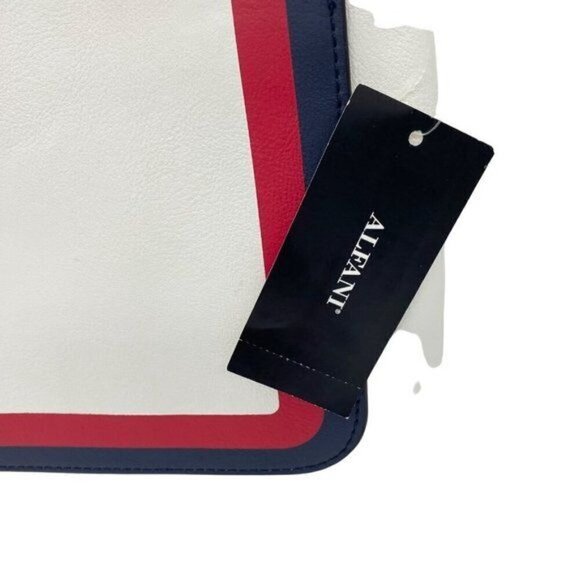 Alfani Miahh Web Strap Womens Crossbody Bag Double Zip Purse - Picture 4 of 12